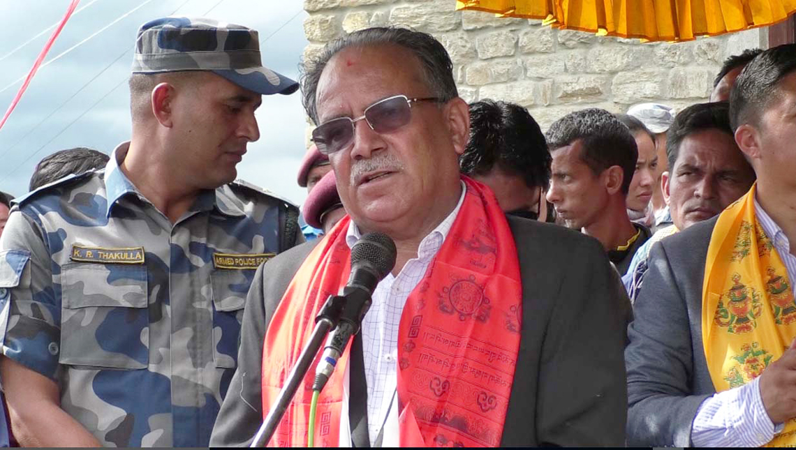 मुलुक आर्थिक विकासको चरणमा छ : अध्यक्ष दाहाल