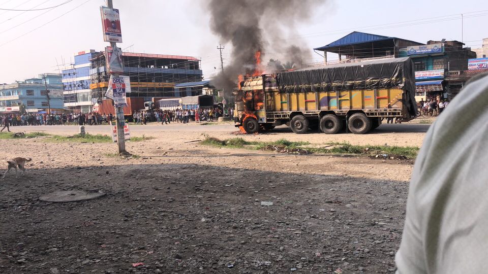 ट्रकको ठक्करबाट खैरहनीमा एकजनाको मृत्यु,