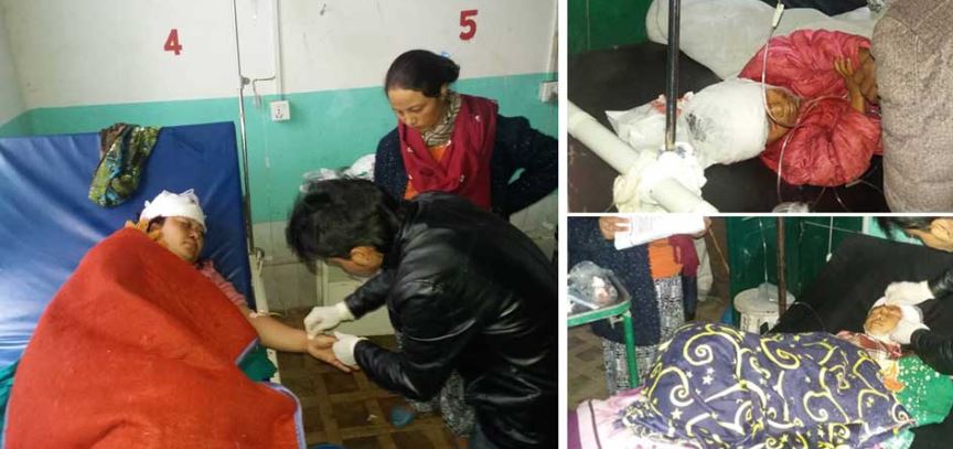 तिहारमा माइत आएकी बहिनी र भान्जीमाथि  दाजुले खुकुरी हाने