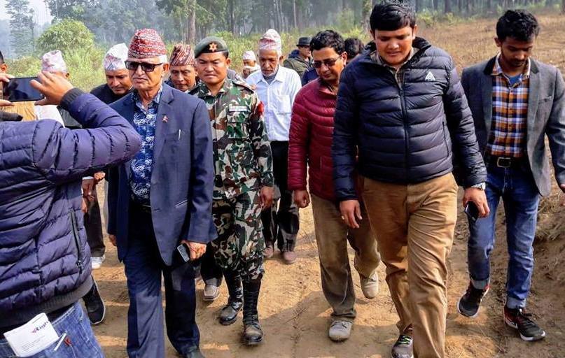 गणेशधाम निर्माण गर्न प्रदेश सरकारले सहयोग गर्ने, मुख्यमन्त्री र कृषिमन्त्रीद्धारा स्थलगत अवलोकन