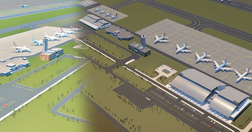 गौतमबुद्ध विमानस्थलको ९० प्रतिशत काम सम्पन्न