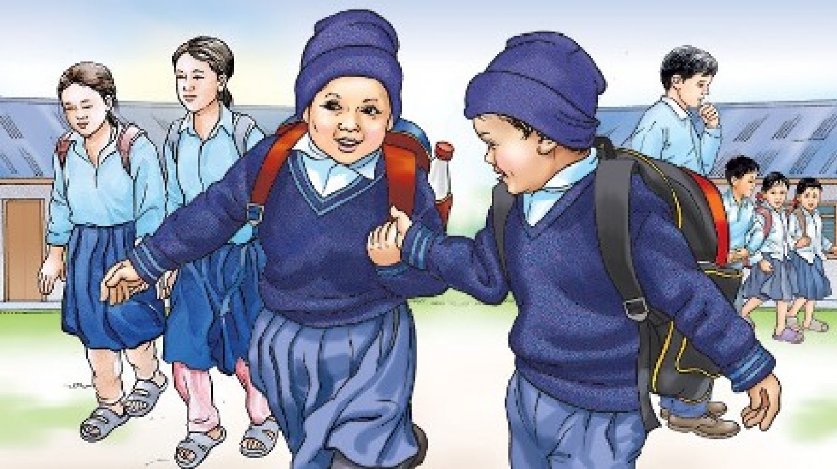 निजी विद्यालयका विद्यार्थी गाउँतिर : विद्यार्थी घट्ने खतरा