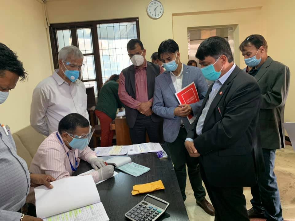 महासंघको वरिष्ठ उपाध्यक्षमा उम्मेदवारी दर्ता