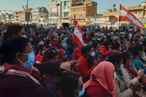 सरकार अधिनायकवादतर्फ उन्मुख भएको भन्दै काँग्रेसको देशव्यापी विरोध प्रदर्शन
