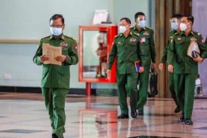 म्यानमारमा सैन्य ‘कू’ : एक वर्षका लागि संकटकाल, विपक्षी नेताहरु नजरबन्दमा