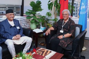 प्रधानमन्त्री ओली र सामोआका समकक्षीबीच भेटवार्ता