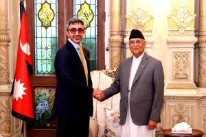 युएईका उपप्रधानमन्त्रीको शिष्टाचार भेटवार्ता