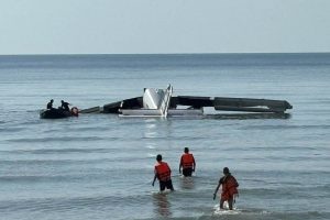 अभ्यासका क्रममा जहाज दुर्घटना हुदाँ  पाँच प्रहरीको मृत्यु