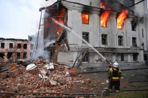 युक्रेनमा रुसी हवाई आक्रमण : पाँच जनाको मृत्यु, दर्जनौं घाइते