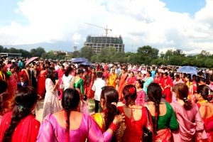 टुँडिखेलमा गौरा पर्वको रौनक