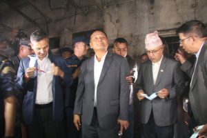 तीन मन्त्रीद्वारा सङ्घीय संसद् भवन निरीक्षण