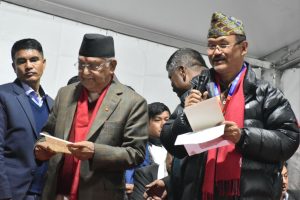 एमालेको ११औँ महाधिवेशन सम्पन्न, नयाँ नेतृत्वको सपथ