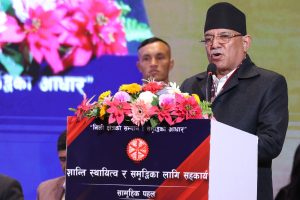 अहिलेको अवस्थामा चुनाव पहिलो प्राथमिकताः नेकपा संयोजक दाहाल