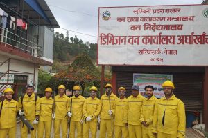 अर्घाखाँचीमा वन डढेलो नियन्त्रण गर्न टोली गठन