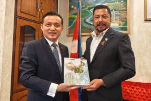 चीन र भारतका राजदूतसँग ऊर्जा सहकार्यबारे छलफल