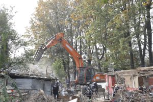 थापाथलीको सुकुमबासी बस्ती खाली गरियो