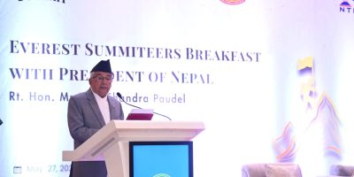 हिमाली वातावरणको संरक्षण आजको आवश्यकता हो : राष्ट्रपति पौडेल