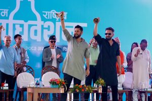 सभापति लामिछाने र वरिष्ठ नेता शाहद्वारा महाधिवेशन उद्घाटन