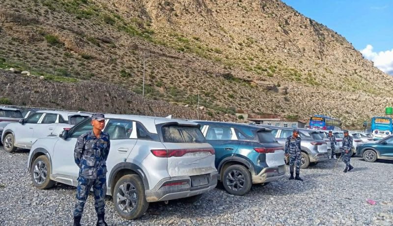 भन्सार छलीको आशङ्कामा सशस्त्र प्रहरीद्वारा ७७४ वटा गाडी नियन्त्रणमा