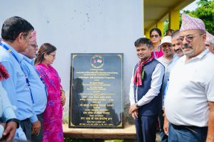 भारत सरकारको सहयोगमा विद्यालय भवन