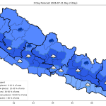 केही स्थानमा भारी वर्षाको सम्भावना