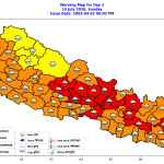 विभिन्न प्रदेशमा भारी वर्षाको सम्भावना