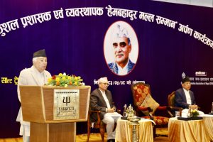समाजलाई प्रविधिभन्दा नैतिकता, आचरण र इमान्दारीको खाँचो छ: राष्ट्रपति
