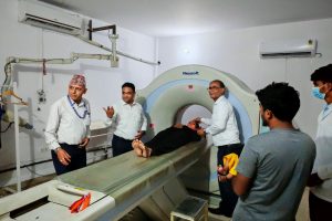 भेरी अस्पतलामा दुई वर्षदेखि बन्द रहेको सिटी स्क्यान मेसिन सञ्चालन