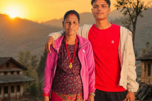 ‘आमा, धन्न बाँचेर आएँ’