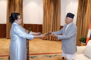 पाँच देशका राजदूतद्वारा ओहोदाको प्रमाणपत्र प्रस्तुत